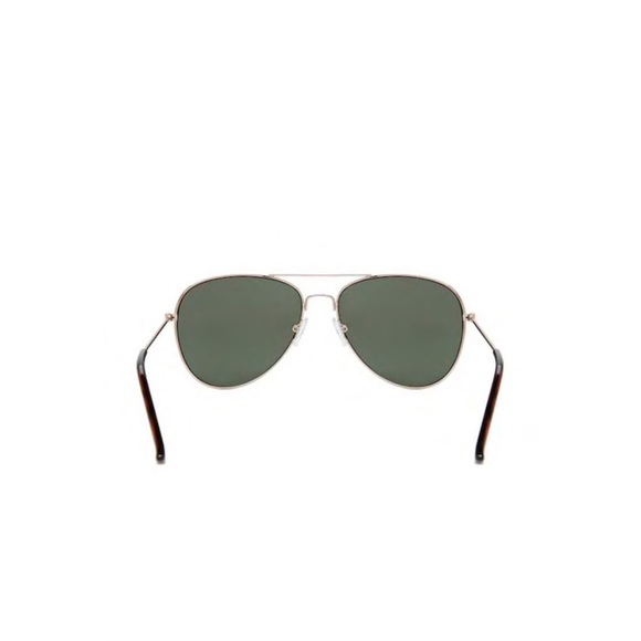 Olive & Gold Aviator Sunglasses - Picture 4 of 5